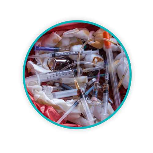 Circle medicalwaste sharps