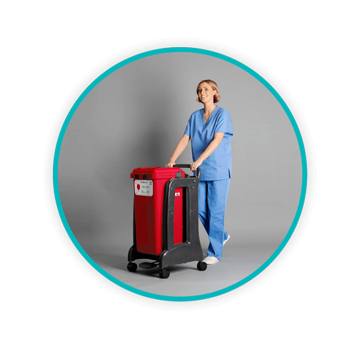What Are the Real Costs of Patient Interruptions? 4 circle Medismart moving nurse