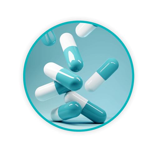 How To Safely Dispose of Controlled Substances 4 Circle teal pills LR