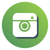 Icon Social Lime Instagram