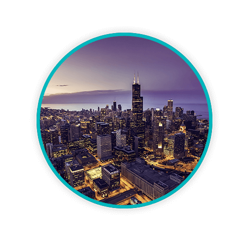 Illinois city scape